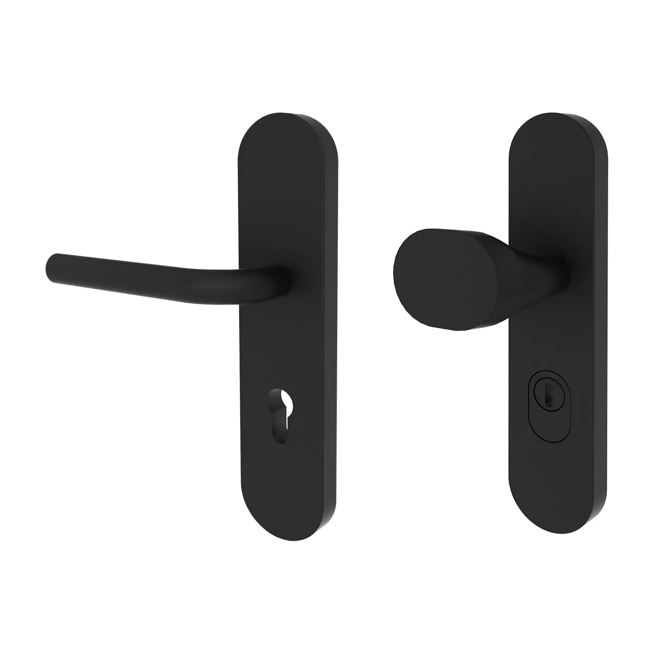 Schutzbeschlag Eleganto 3 WEK Schwarz matt