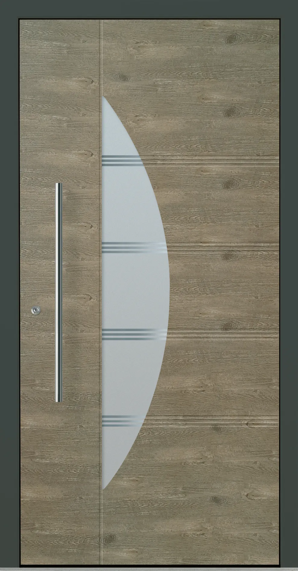 Aluminium-Haustür OptiDoor Design 30912D