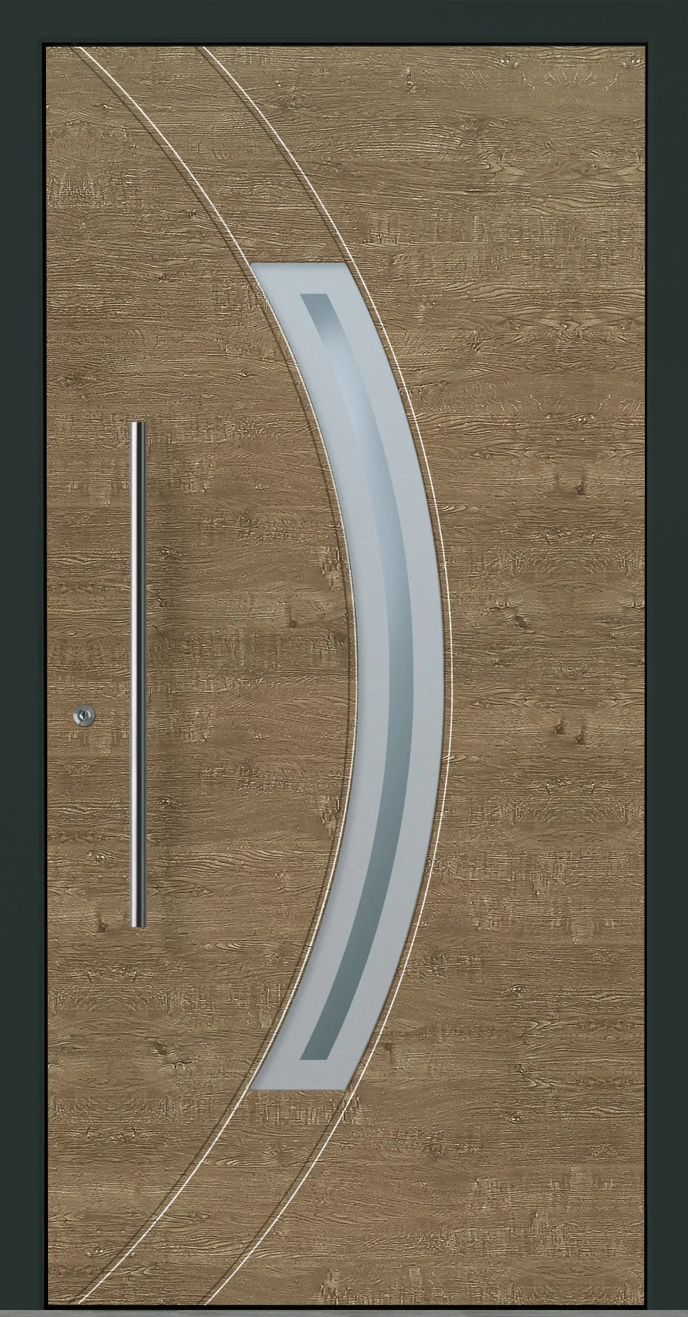 Aluminium-Haustür OptiDoor Design 32110D