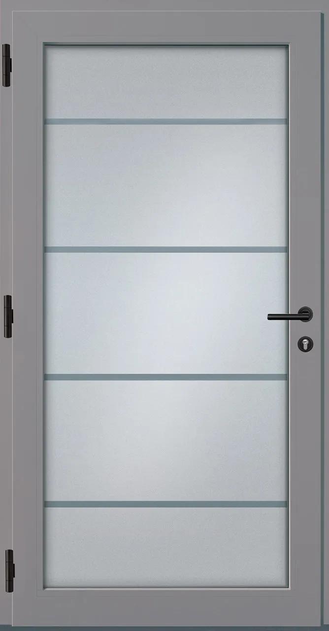 Aluminium-Haustür OptiDoor Power Blackline 38400P