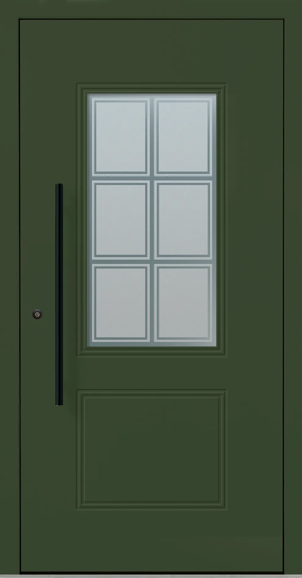 Aluminium-Haustür OptiDoor Blackline 32405D