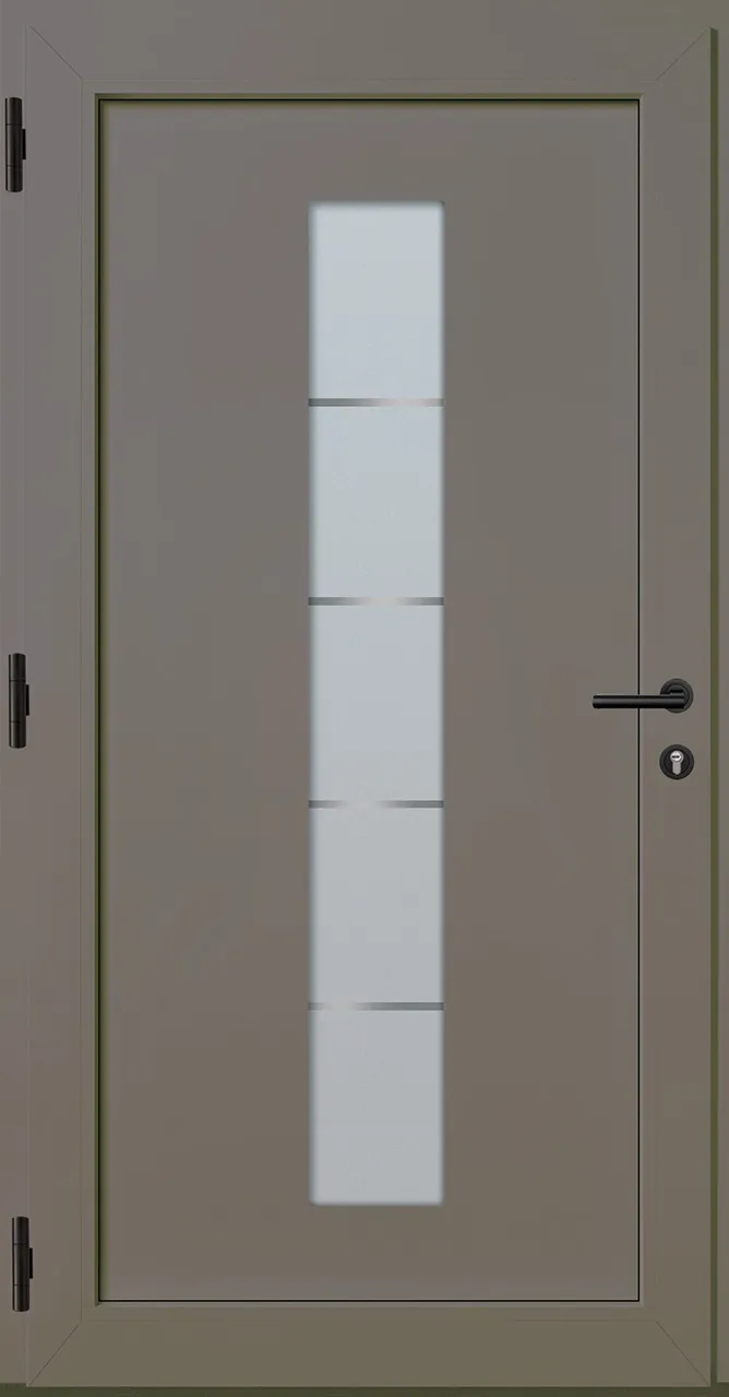 Aluminium-Haustür OptiDoor Exclusiv Blackline 38441E