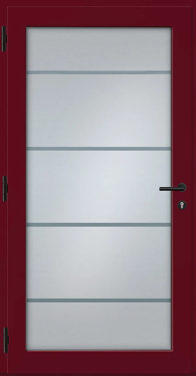Aluminium-Haustür OptiDoor Power Blackline 38400P