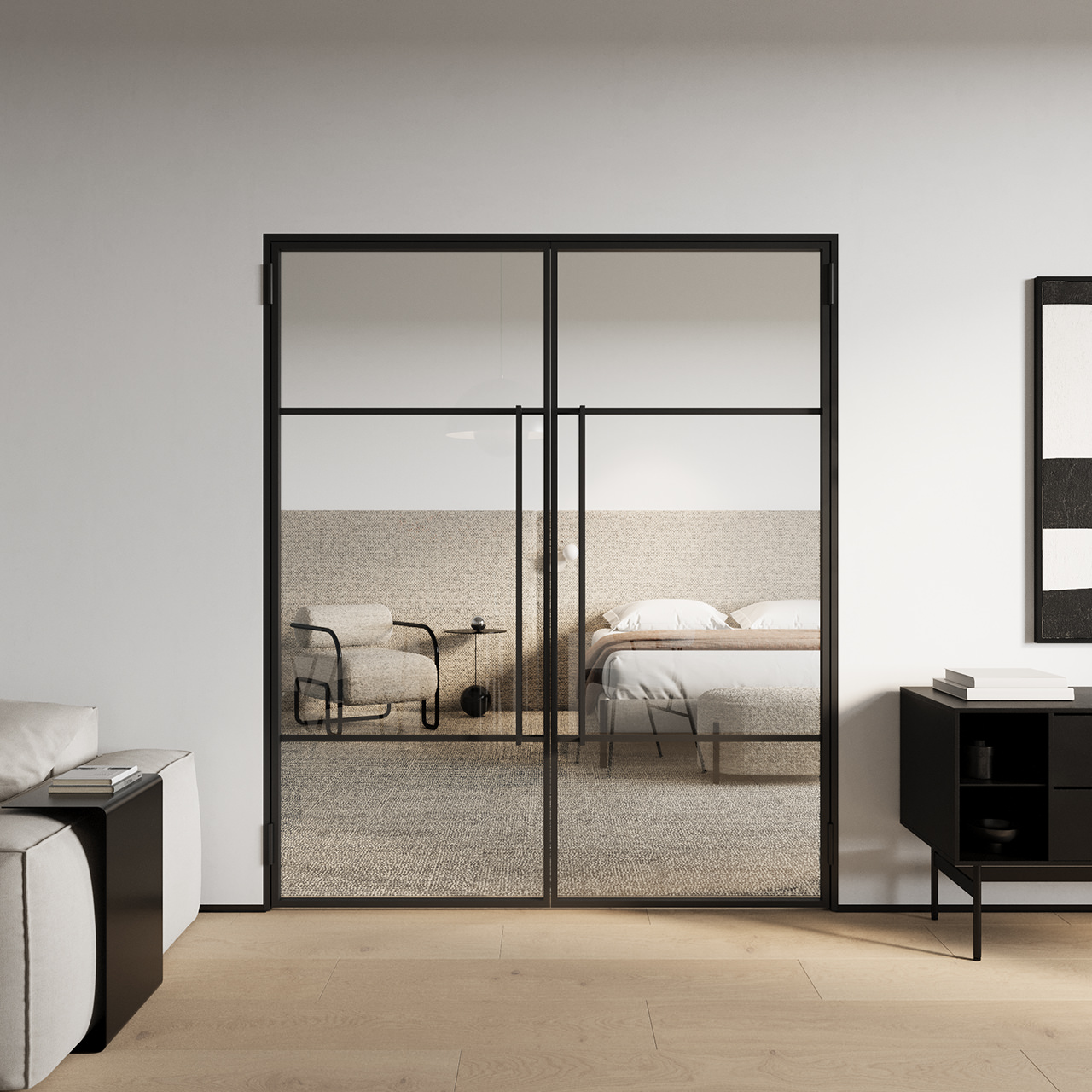 Stahl-Lofttür Steel 9 Duo