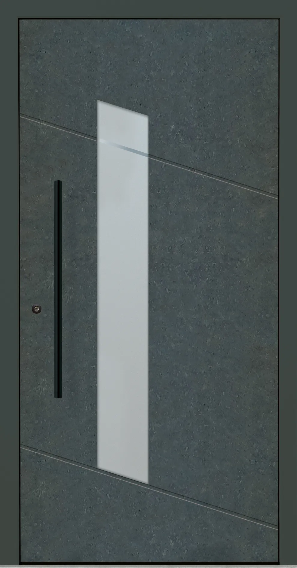 Aluminium-Haustür OptiDoor Blackline 32588D