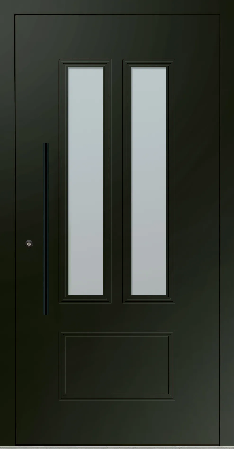 Aluminium-Haustür OptiDoor Blackline 32650D