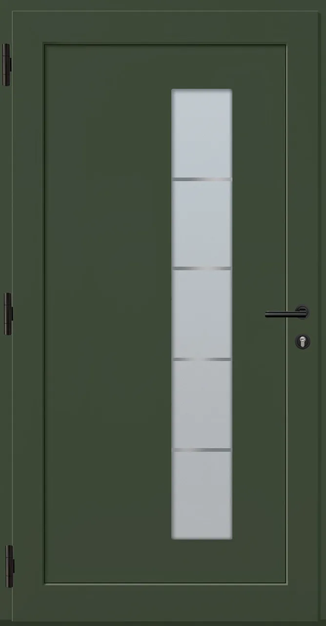 Aluminium-Haustür OptiDoor Exclusiv Blackline 38711E