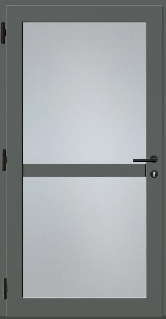 Aluminium-Haustür OptiDoor Exclusiv Blackline 38001E