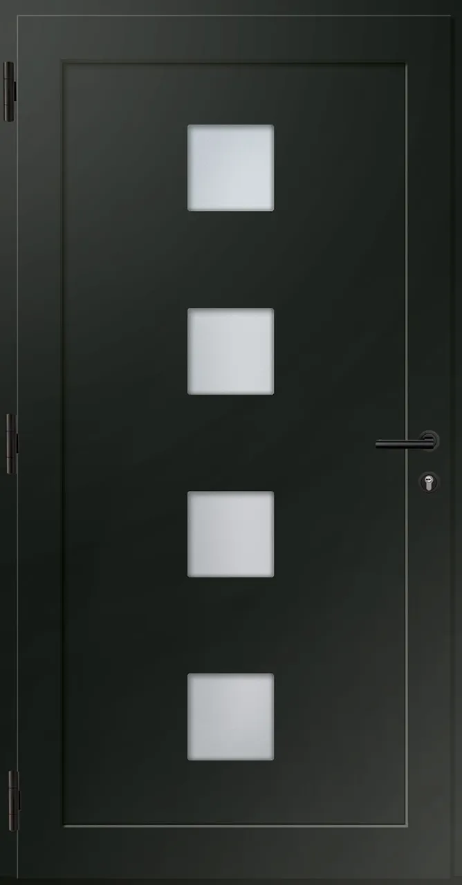 Aluminium-Haustür OptiDoor Power Blackline 38608P