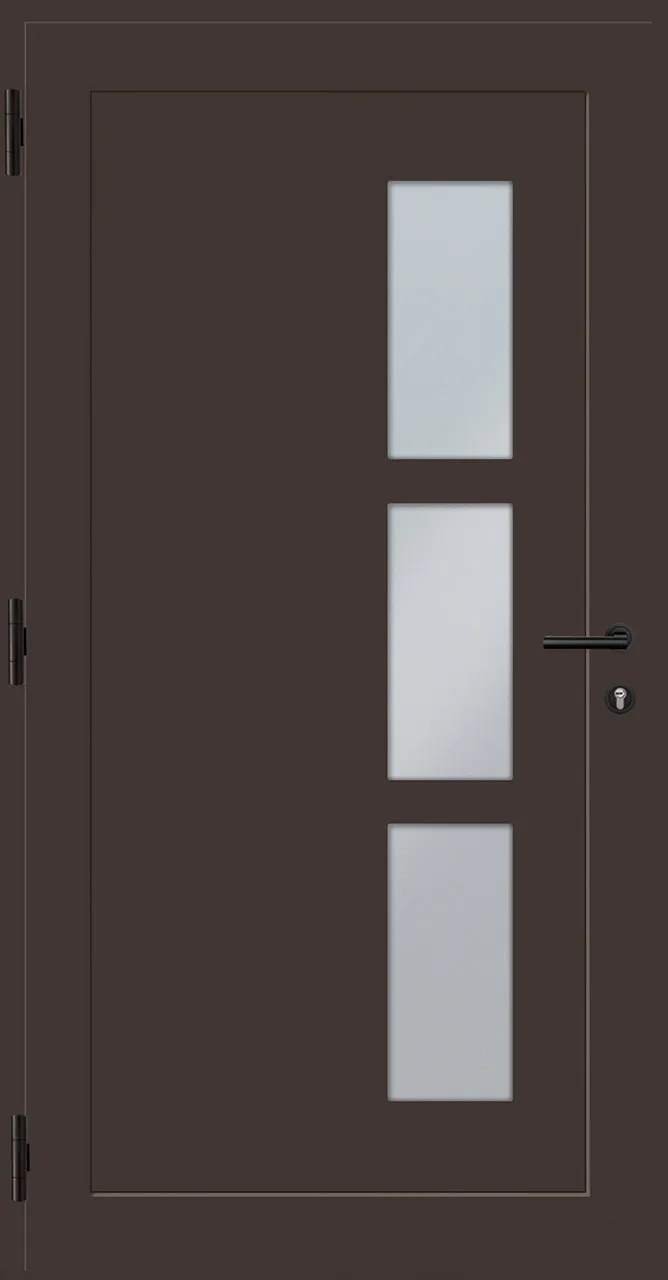 Aluminium-Haustür OptiDoor Power Blackline 38504P