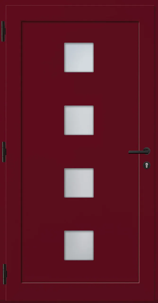 Aluminium-Haustür OptiDoor Exclusiv Blackline 38608E