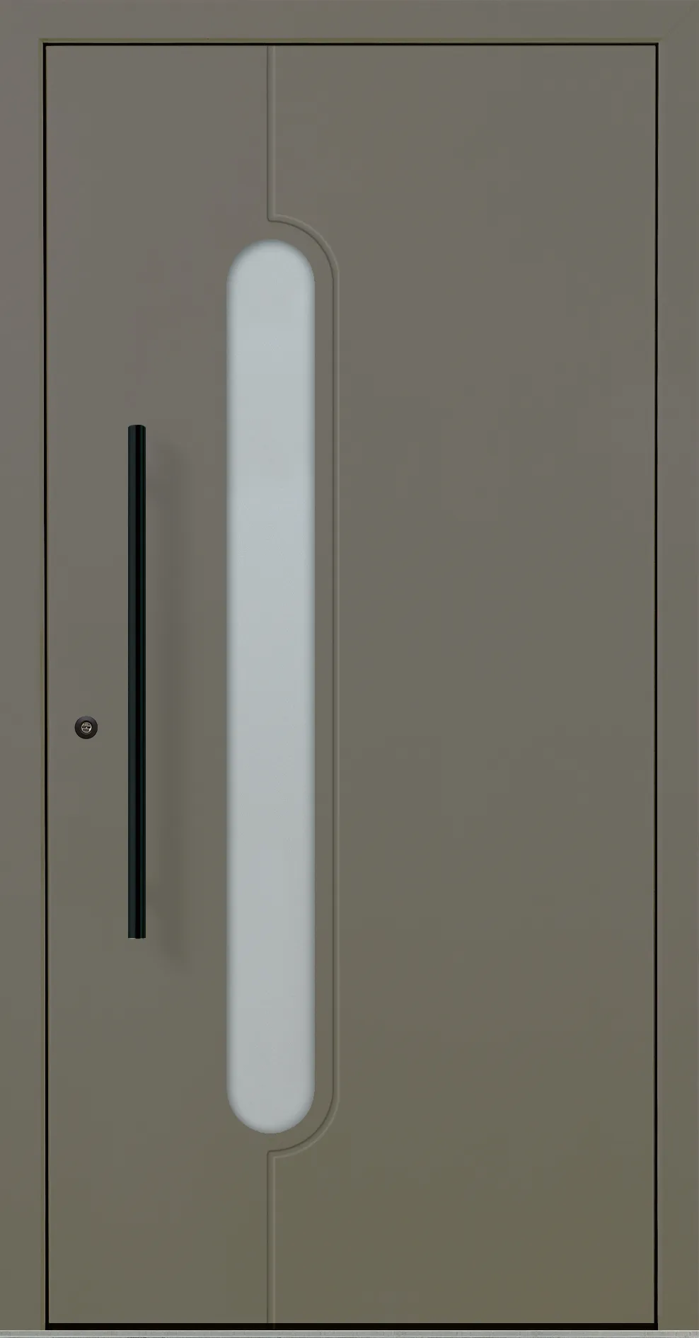 Aluminium-Haustür OptiDoor Blackline 32900D