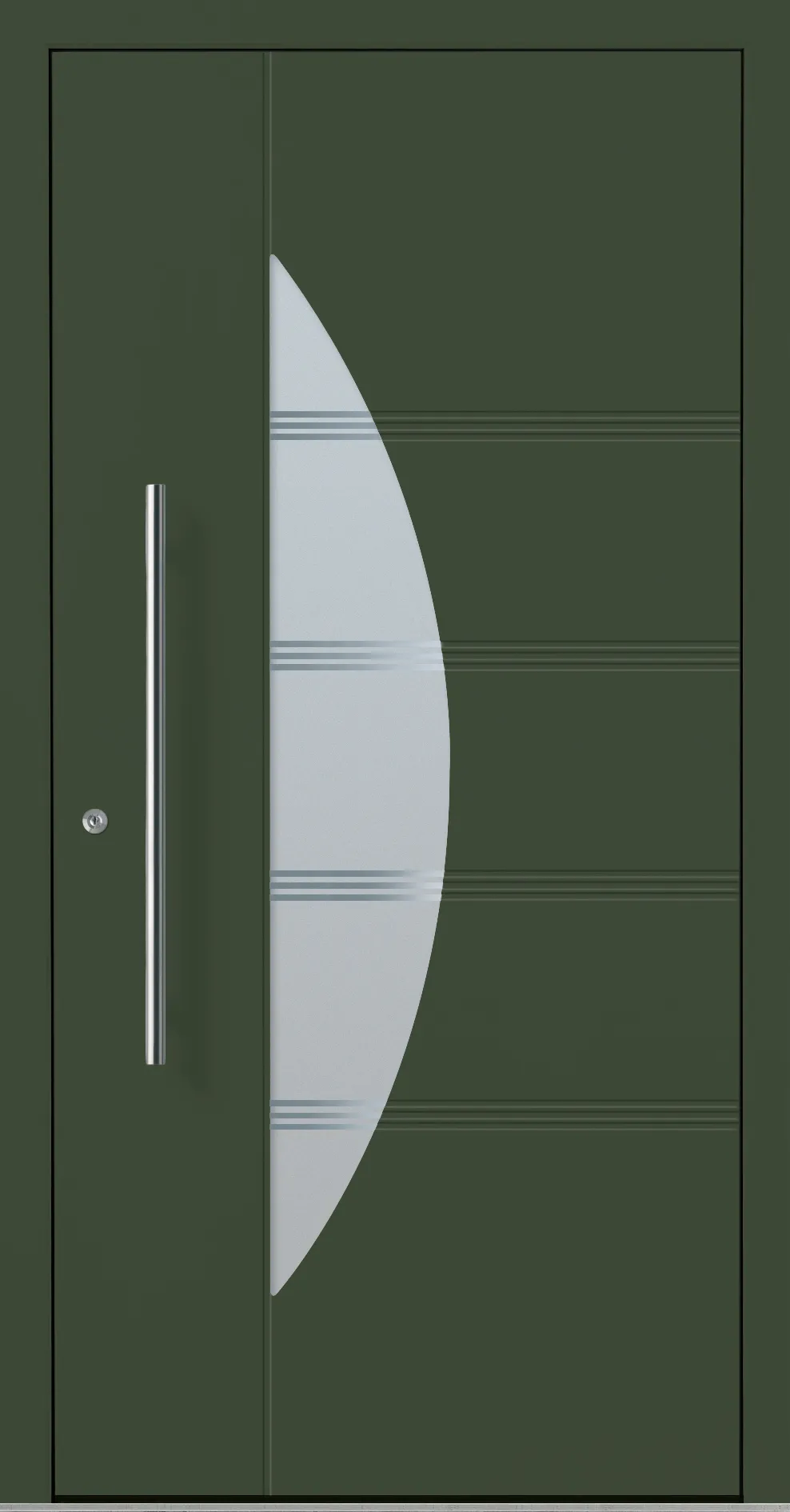 Aluminium-Haustür OptiDoor Design 30912D