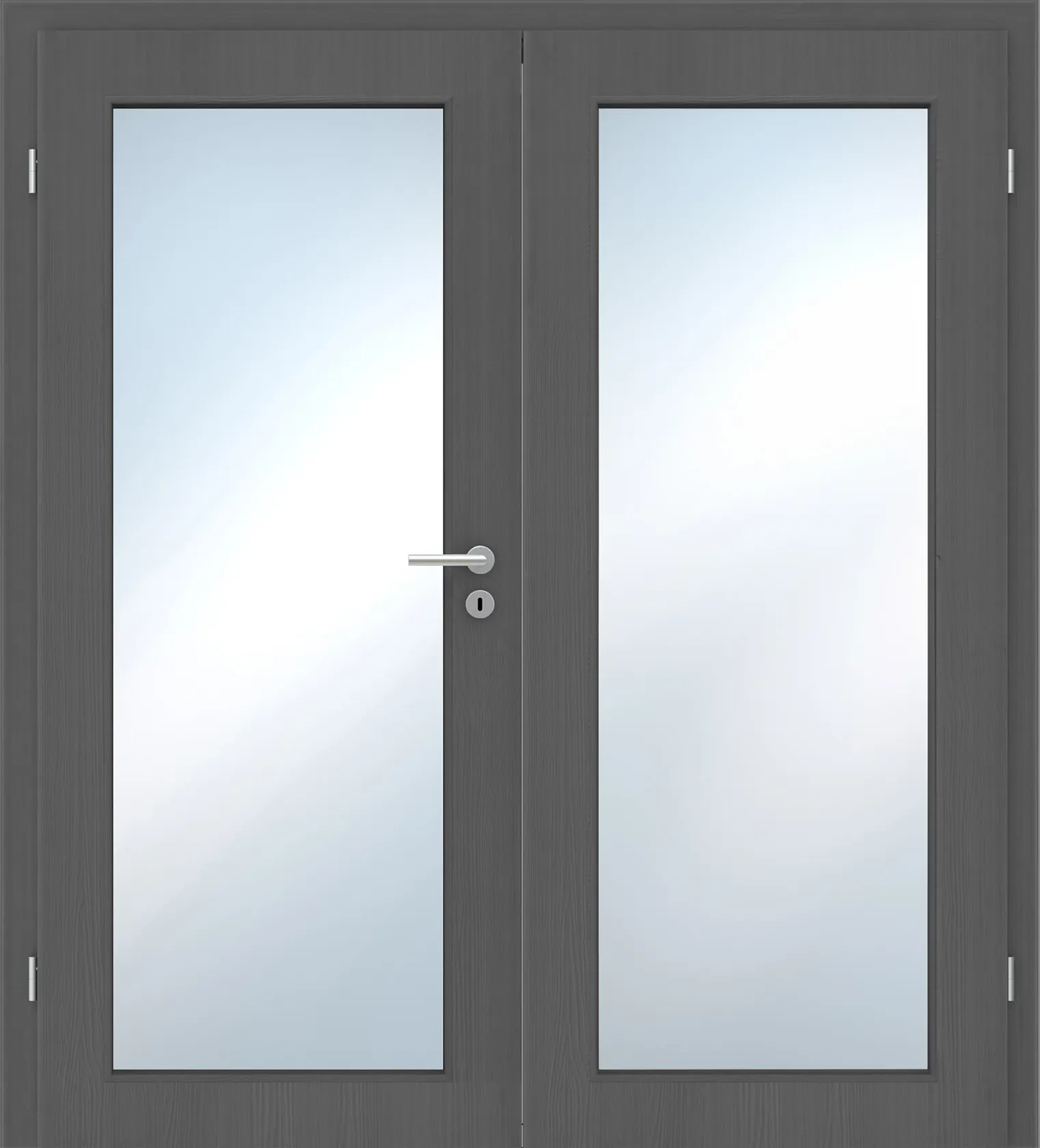Doppelflügel-Innentür Laminato Accent Onyx CPL XXL-Lichtausschnitt