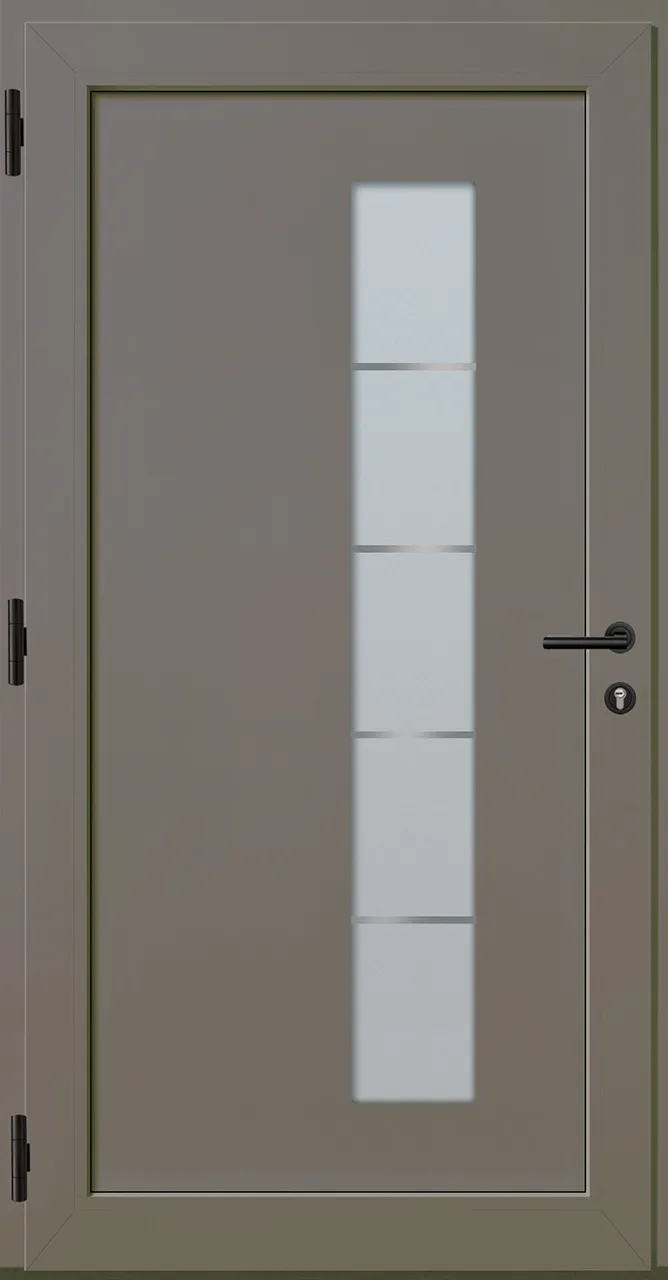 Aluminium-Haustür OptiDoor Power Blackline 38711P
