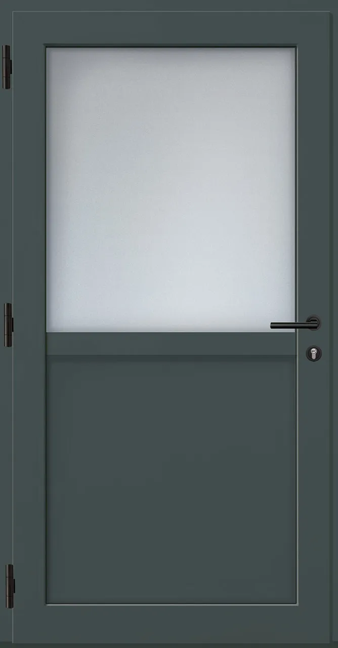 Aluminium-Haustür OptiDoor Power Blackline 38002P