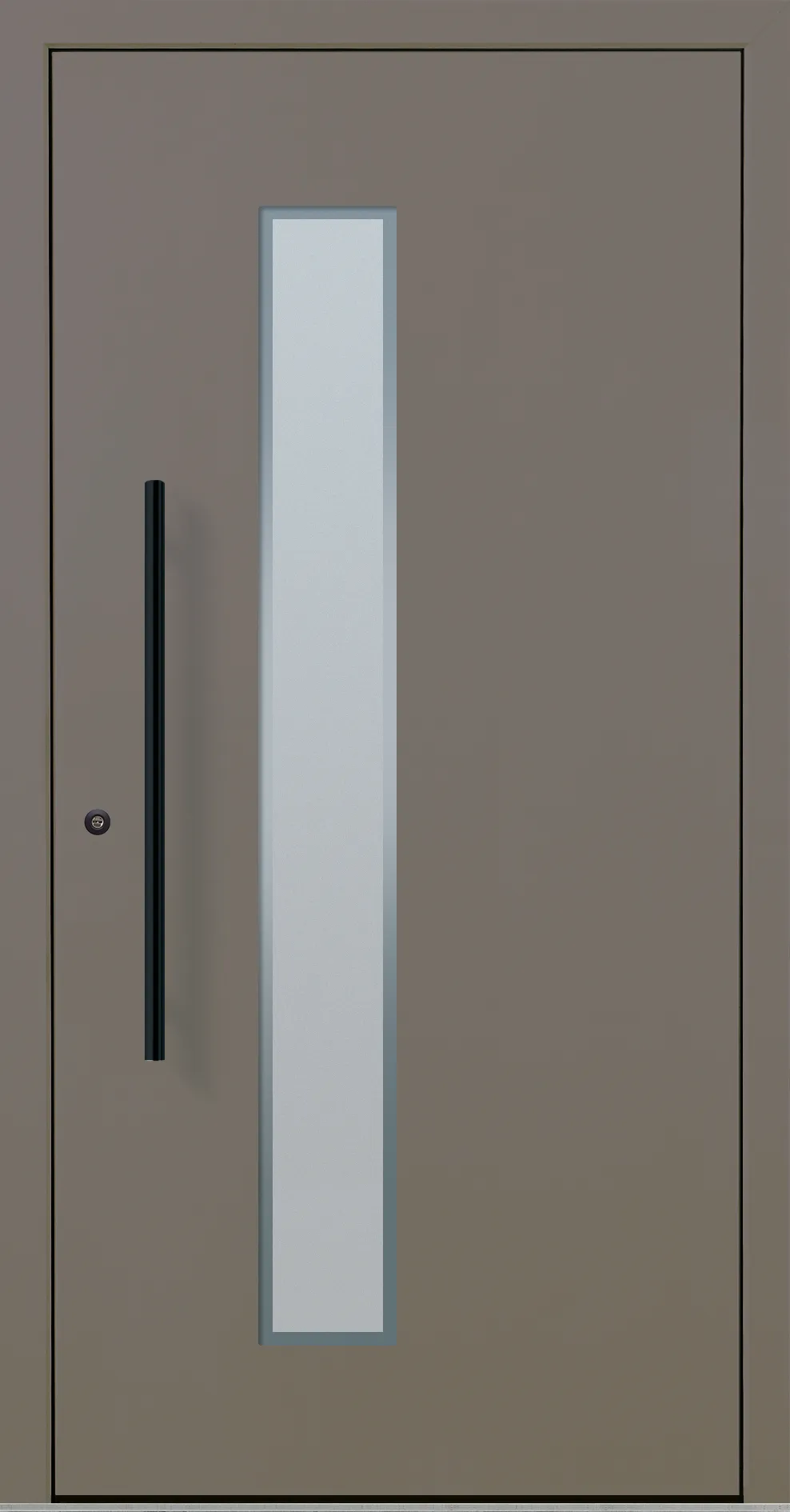 Aluminium-Haustür OptiDoor Blackline 30220D