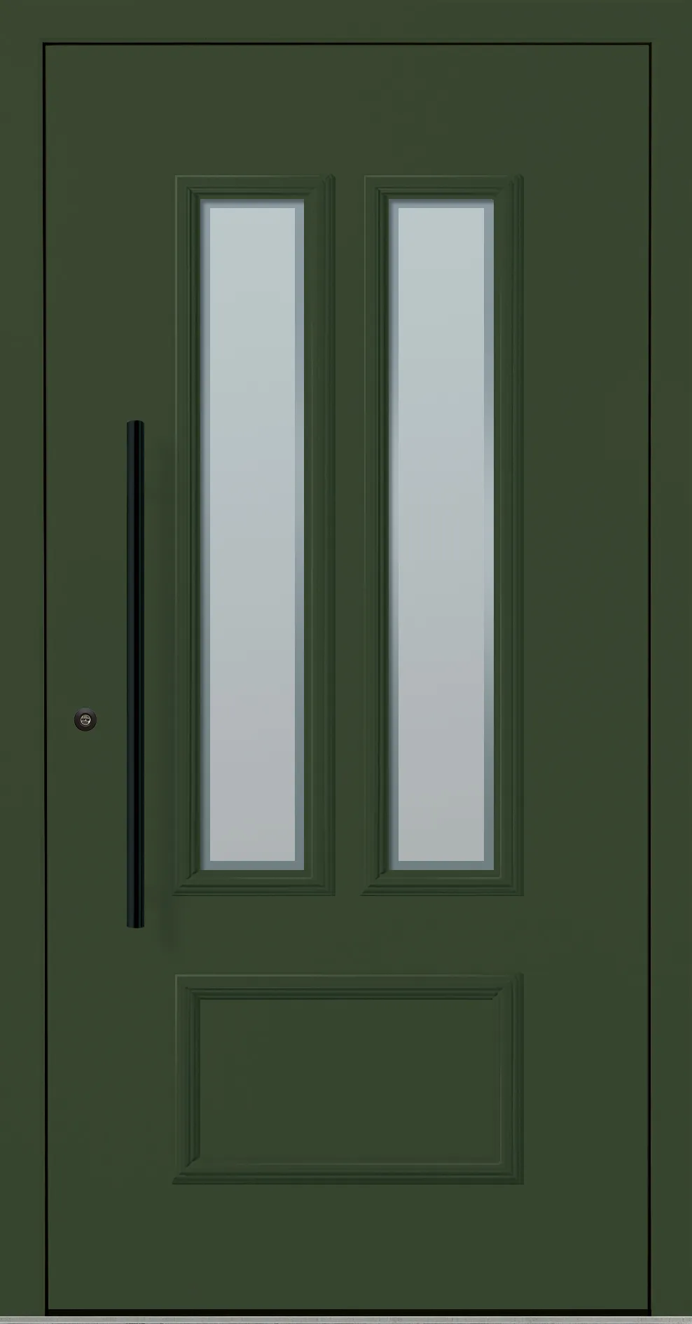 Aluminium-Haustür OptiDoor Blackline 32778D
