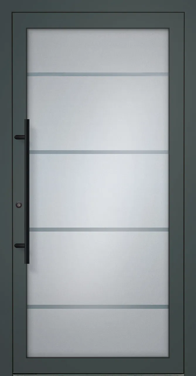 Aluminium-Haustür OptiDoor Power Blackline 38400P