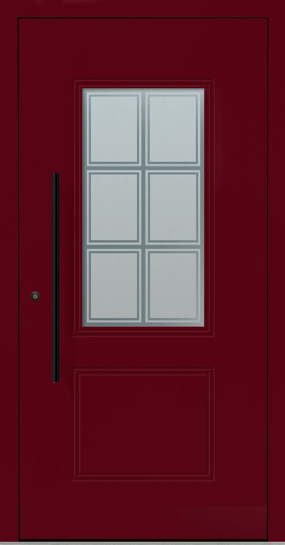 Aluminium-Haustür OptiDoor Blackline 32405D