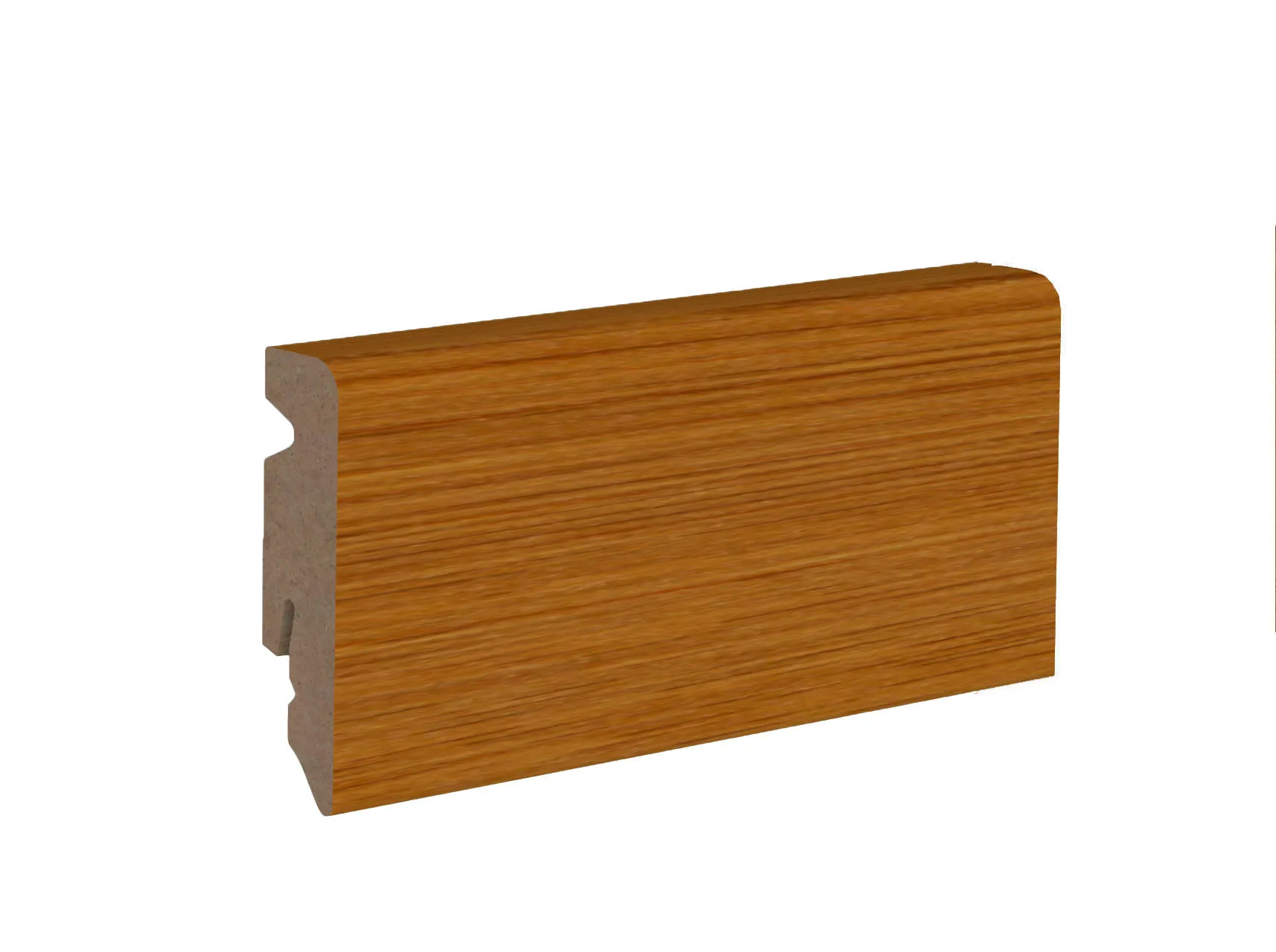 Musterstück Design Fußleiste 58/15 MDF Honey Oak