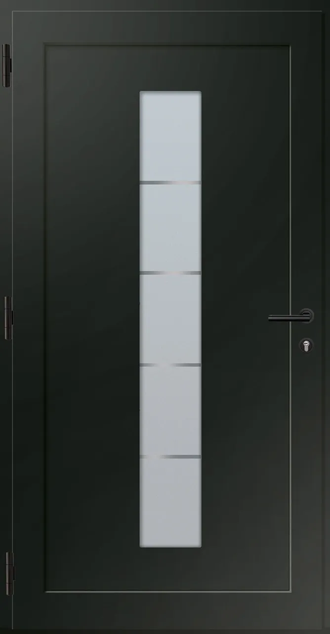 Aluminium-Haustür OptiDoor Power Blackline 38441P