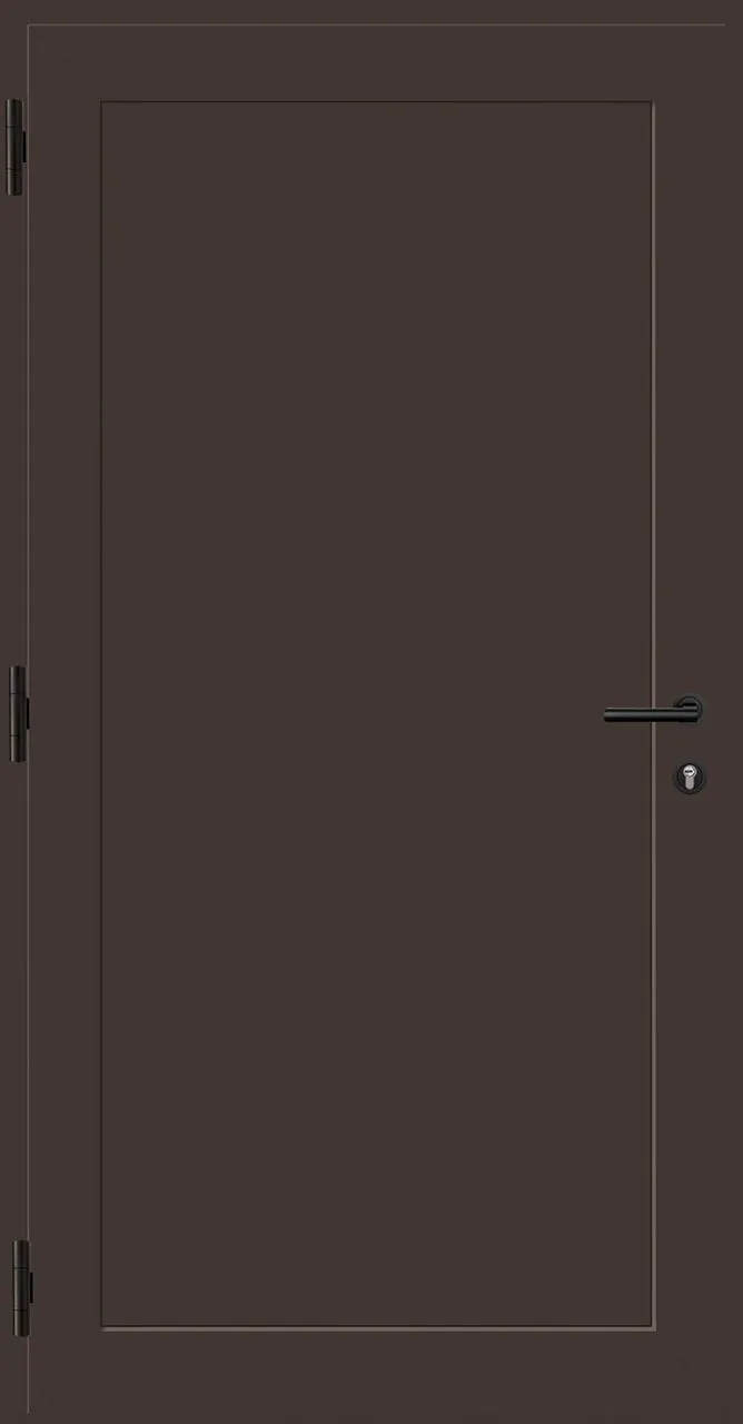 Aluminium-Haustür OptiDoor Power Blackline 38800P