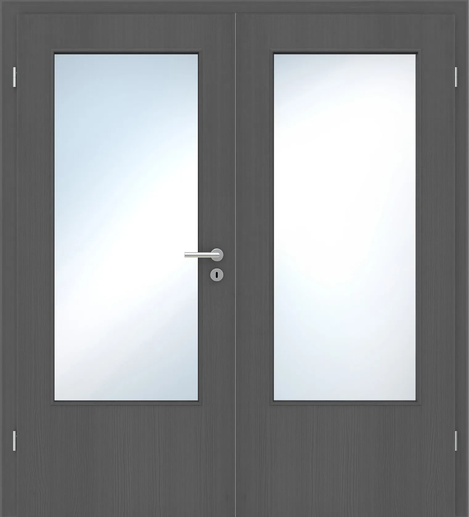 Doppelflügel-Innentür Laminato Accent Onyx CPL großer Lichtausschnitt