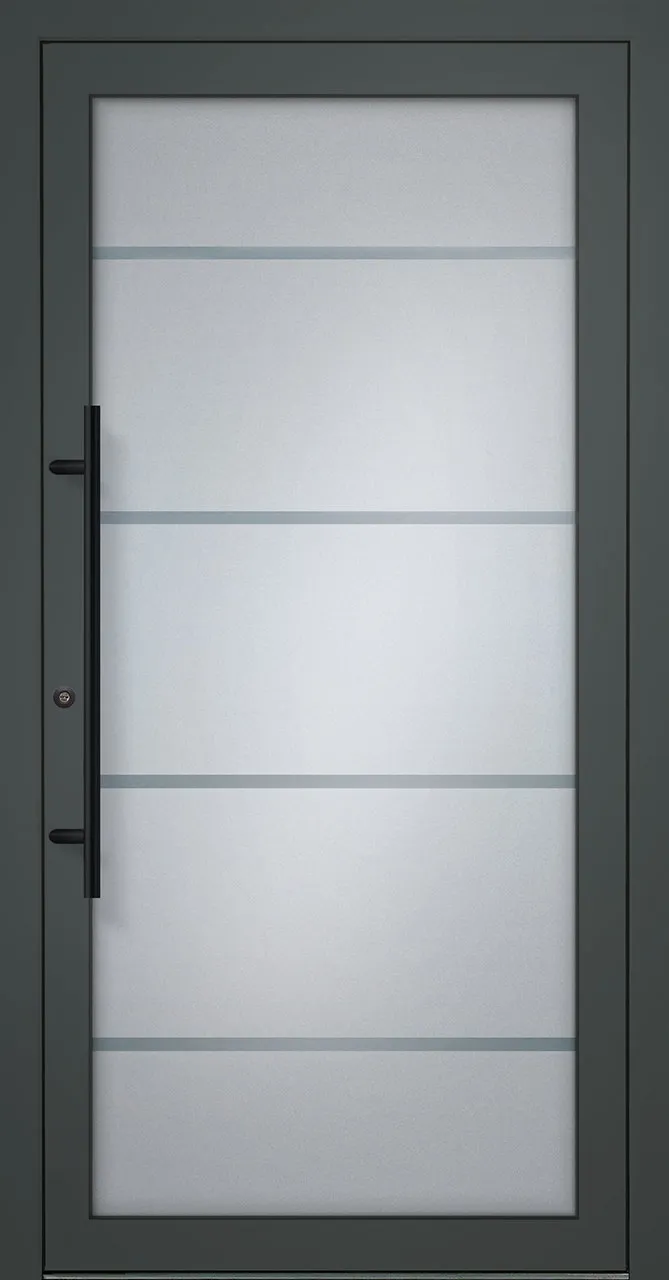 Aluminium-Haustür OptiDoor Exclusiv Blackline 38400E