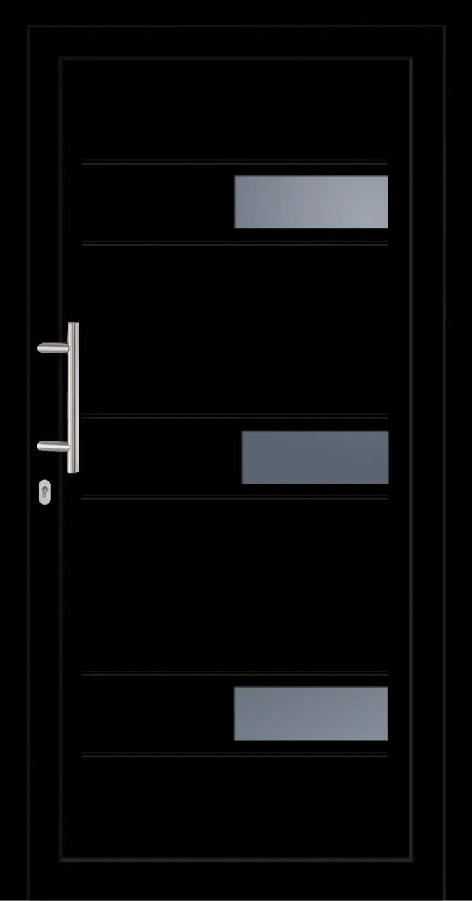 SecuDoor Power 11103P Kunststoffhaustür Schwarzbraun