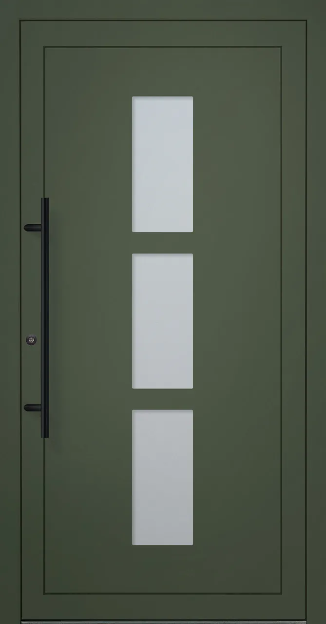 Aluminium-Haustür OptiDoor Power Blackline 38112P