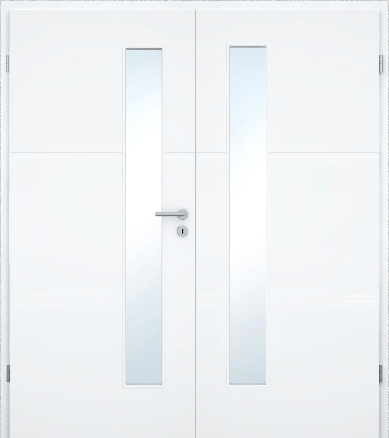 Doppelflügel-Design-Innentür Blanco Futura D-LA Weißlack