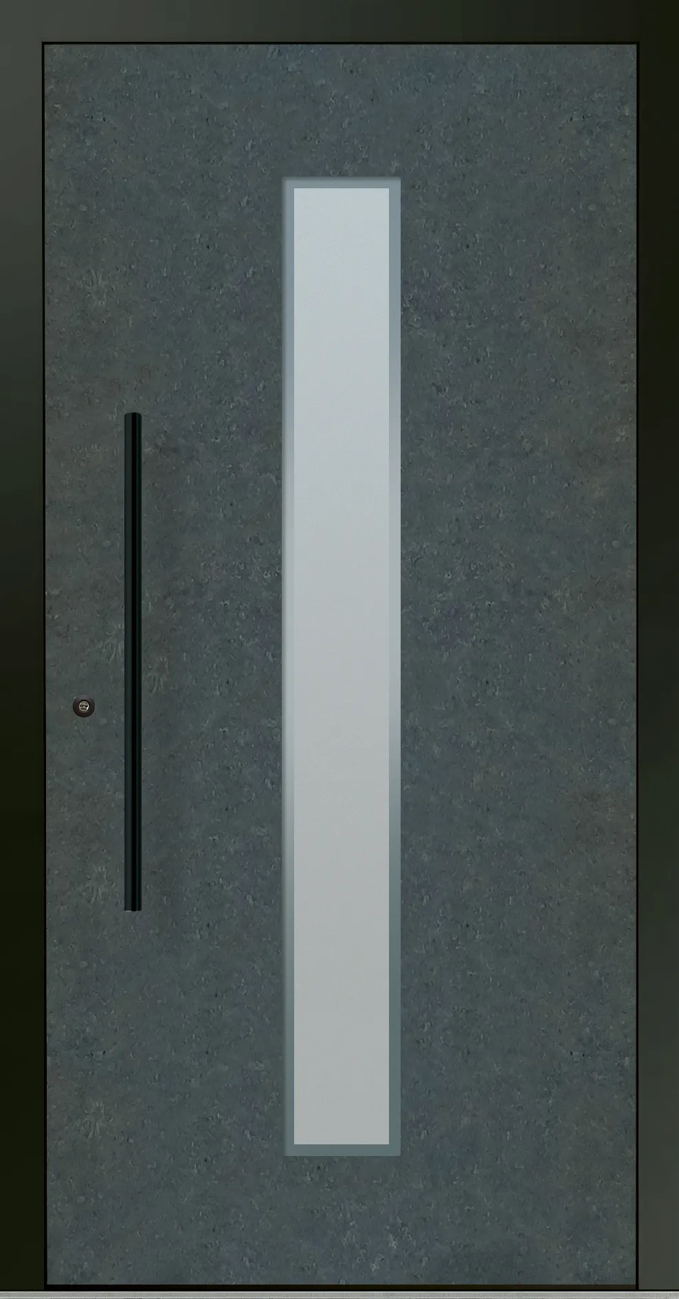Aluminium-Haustür OptiDoor Blackline 32105D