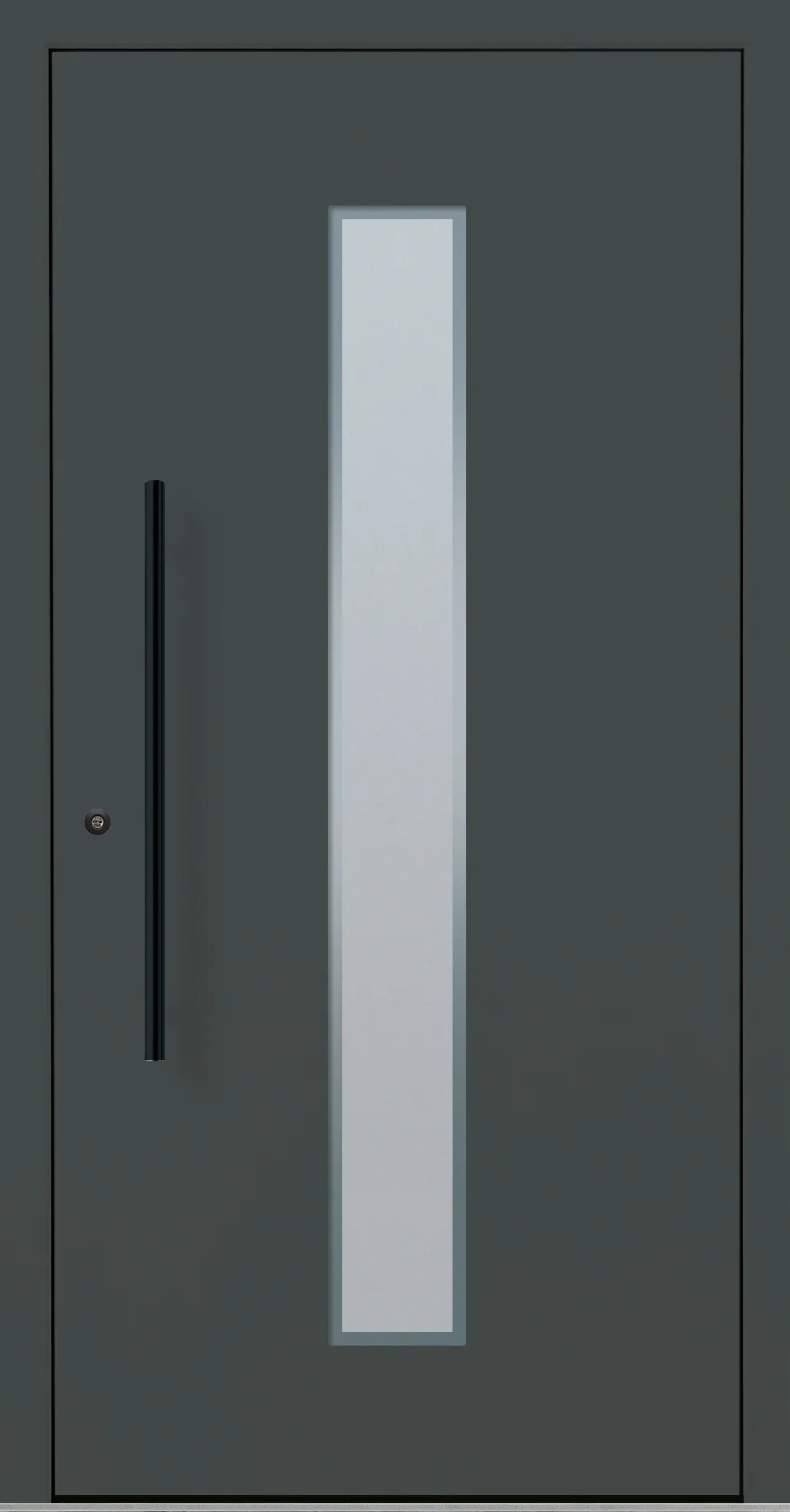 Aluminium-Haustür OptiDoor Blackline 32105D