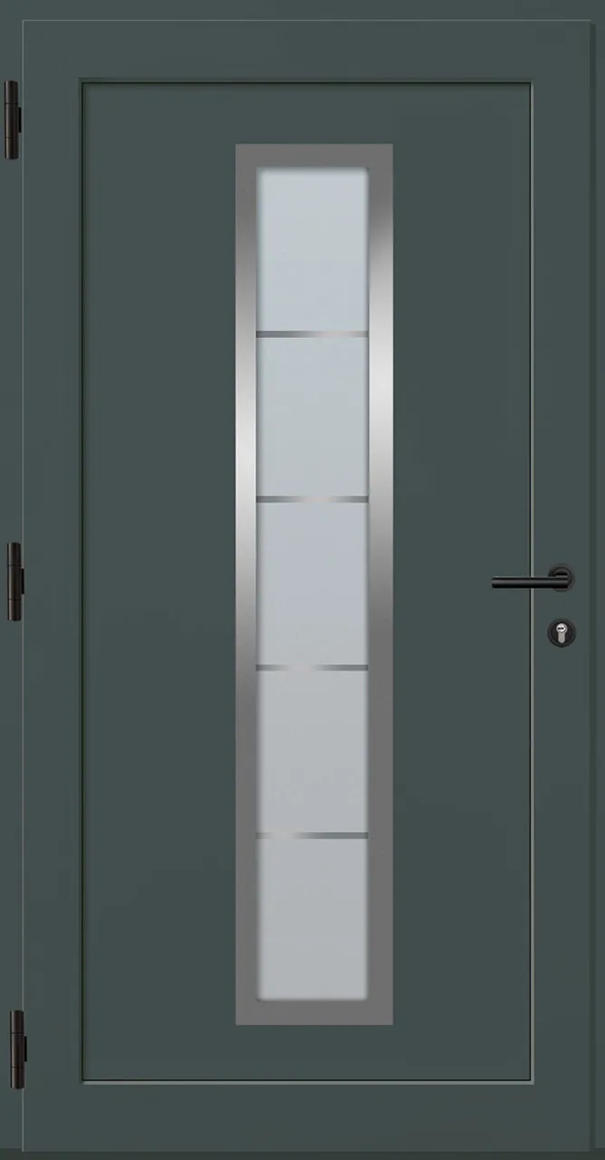 Aluminium-Haustür OptiDoor Exclusiv Blackline 38449E