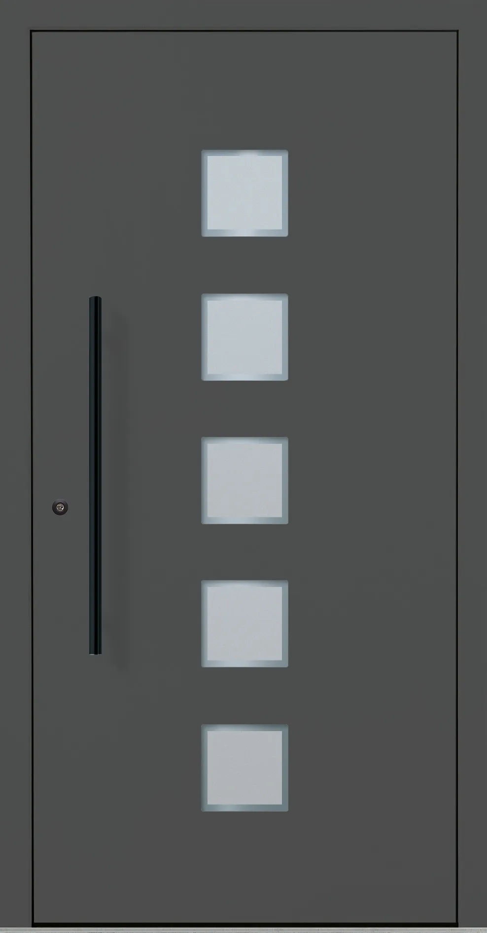 Aluminium-Haustür OptiDoor Blackline 30640D