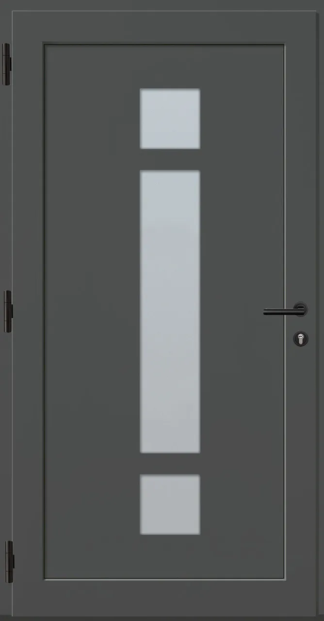 Aluminium-Haustür OptiDoor Exclusiv Blackline 38660E