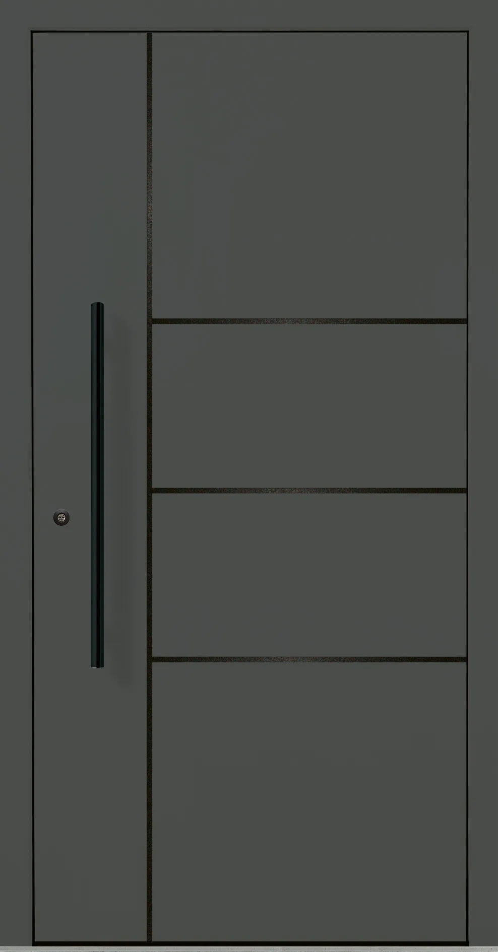 Aluminium-Haustür OptiDoor Blackline 30200D