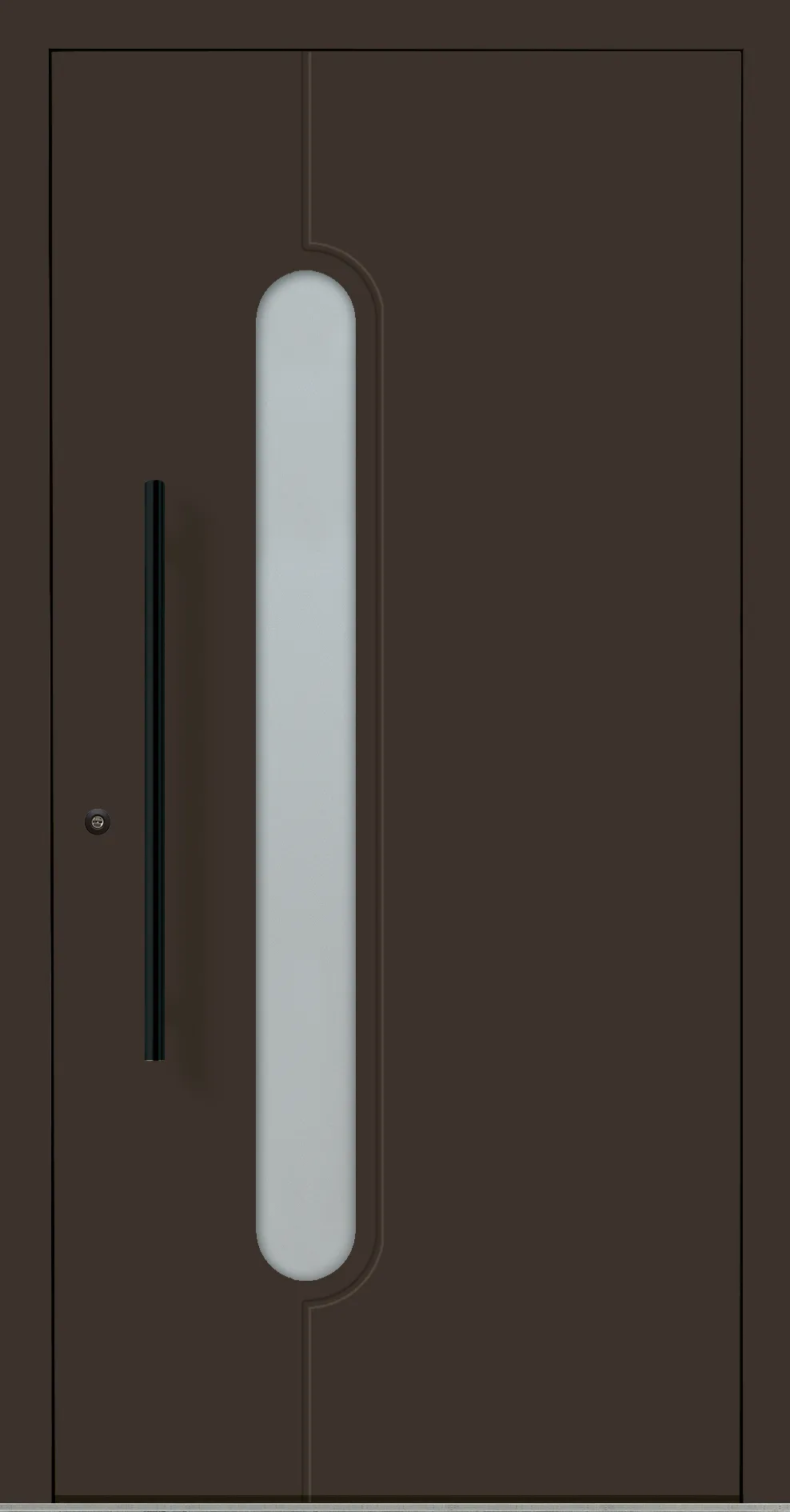 Aluminium-Haustür OptiDoor Blackline 32900D