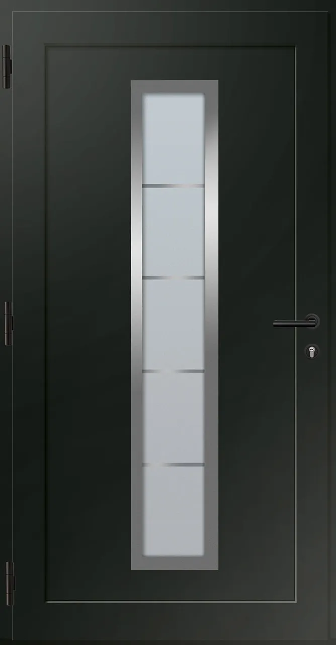 Aluminium-Haustür OptiDoor Power Blackline 38449P