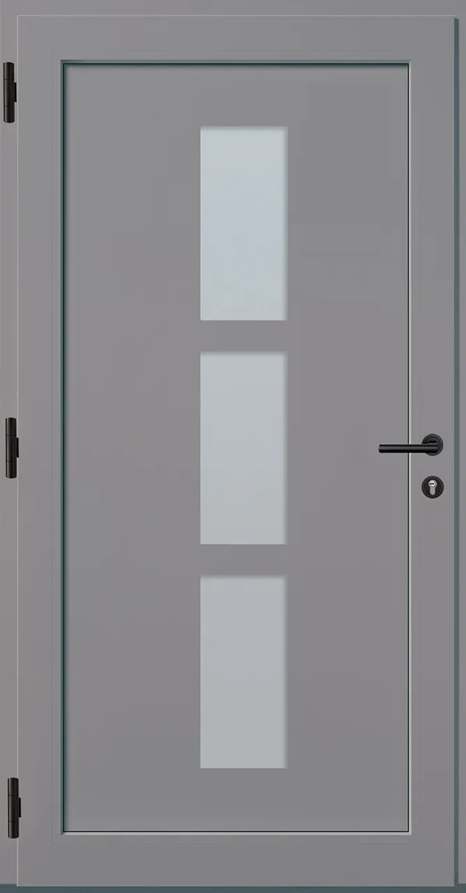 Aluminium-Haustür OptiDoor Power Blackline 38112P